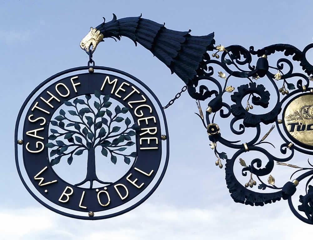 Bloedel Gasthof Gruener Baum Nürnberg Eksteriør billede